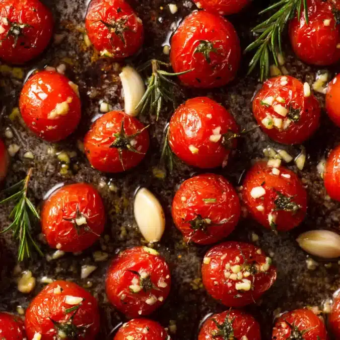 tomatoes prepped for burrata dip