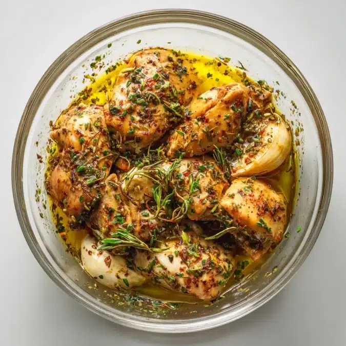marinated chicken for chicken tzatziki rice recipe