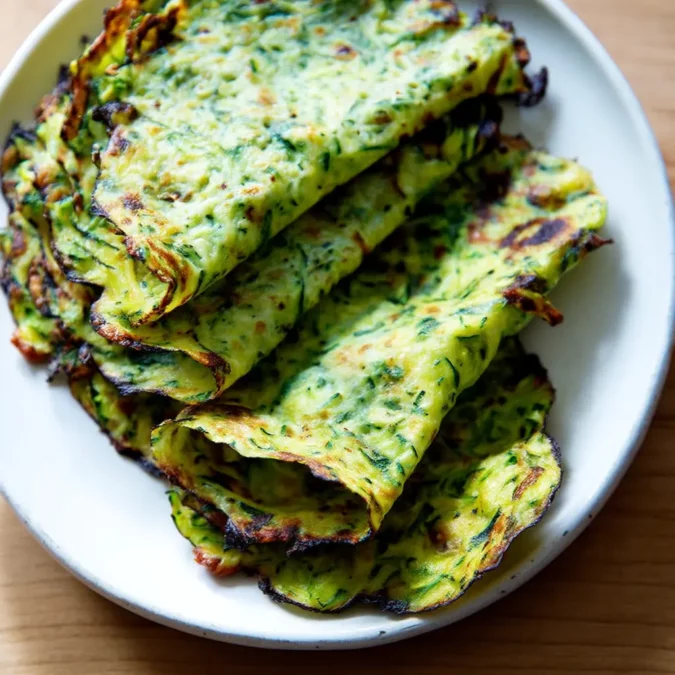 plain baked zucchini wraps on plate