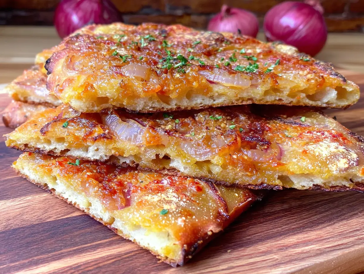 Vegan Onion Flatbread That’s Crispy, Flavorful, and Family-Approved