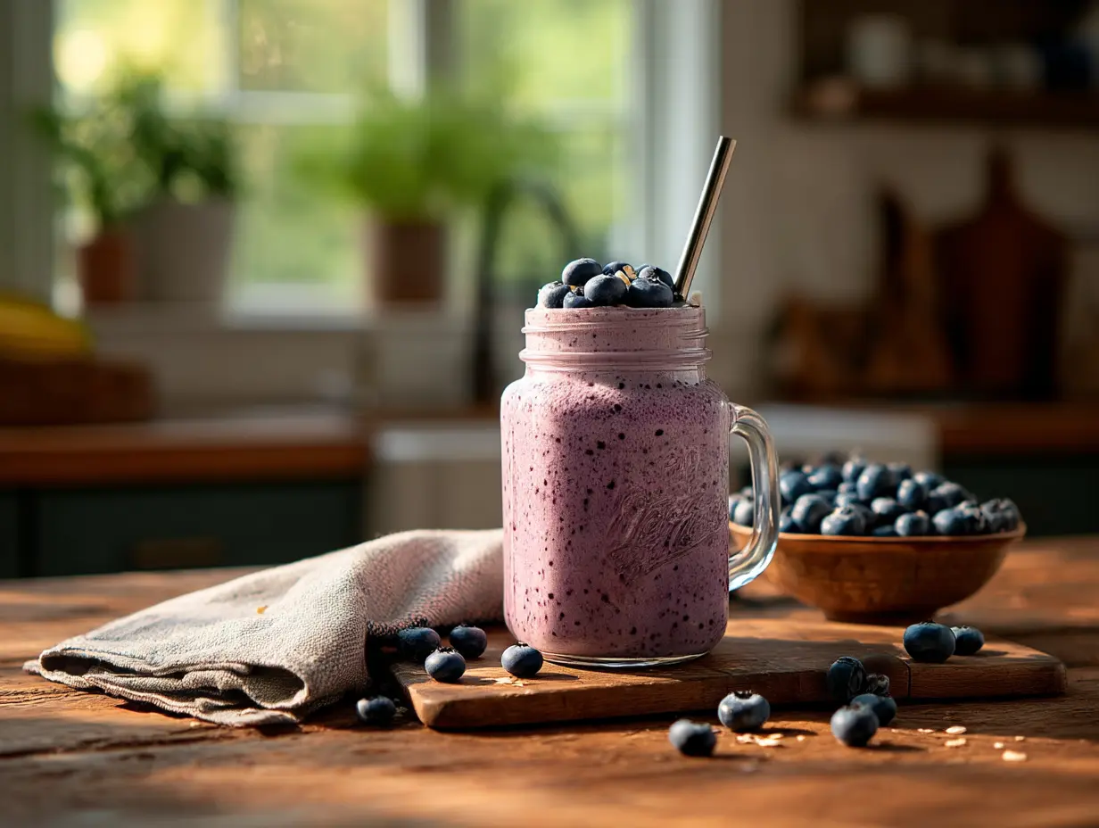 Blueberry Breakfast Milkshake: Quick, Creamy & Antioxidant-Rich Morning Win