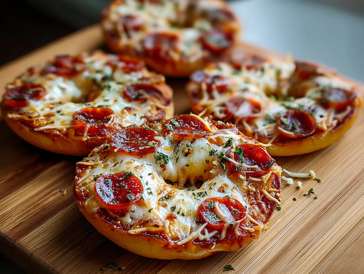 Mini Pizza Bagels That Are Fast, Fun, and Lunchbox Friendly