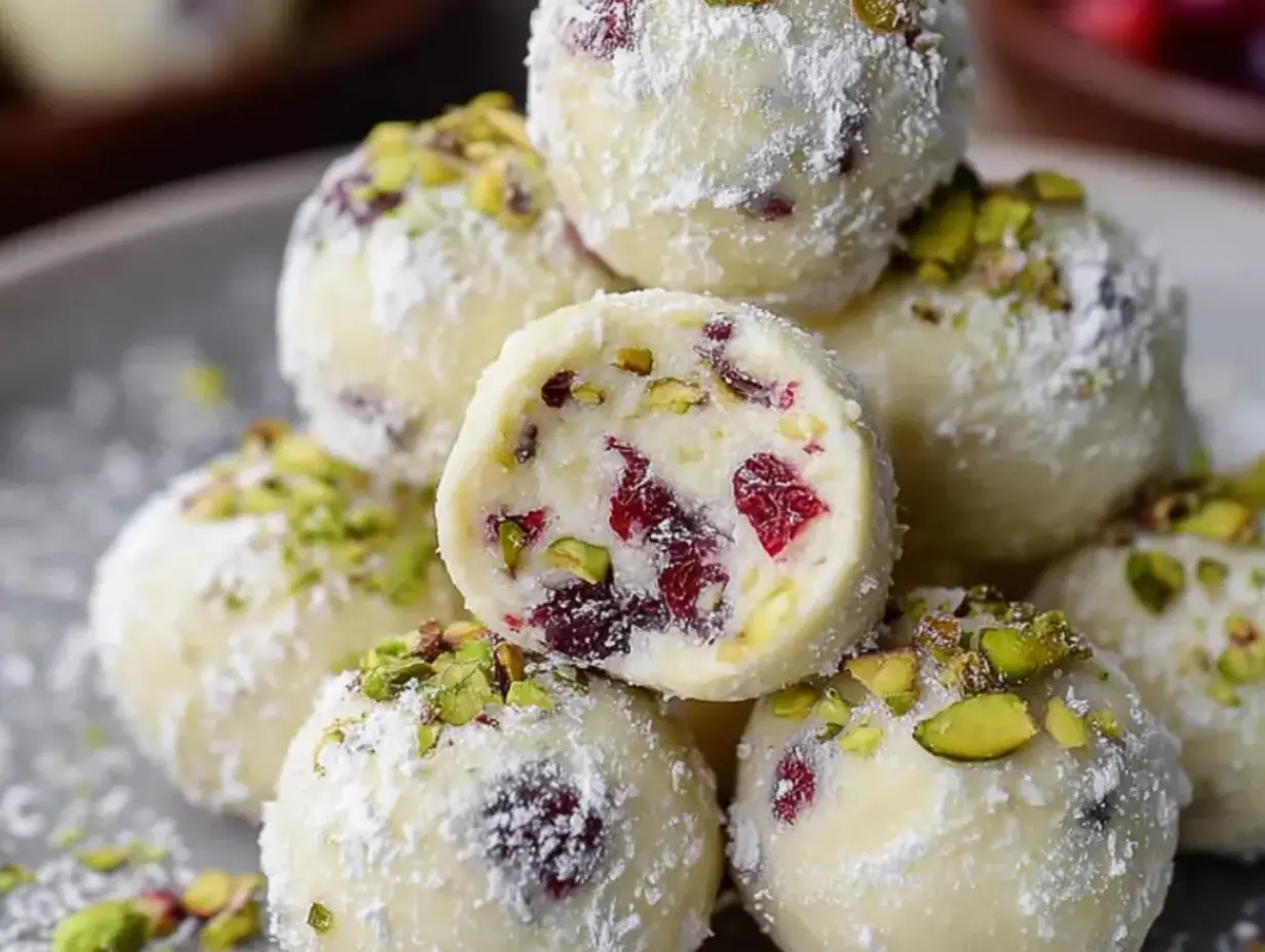 Cranberry Pistachio Truffle: A Sweet Bite of Holiday Magic