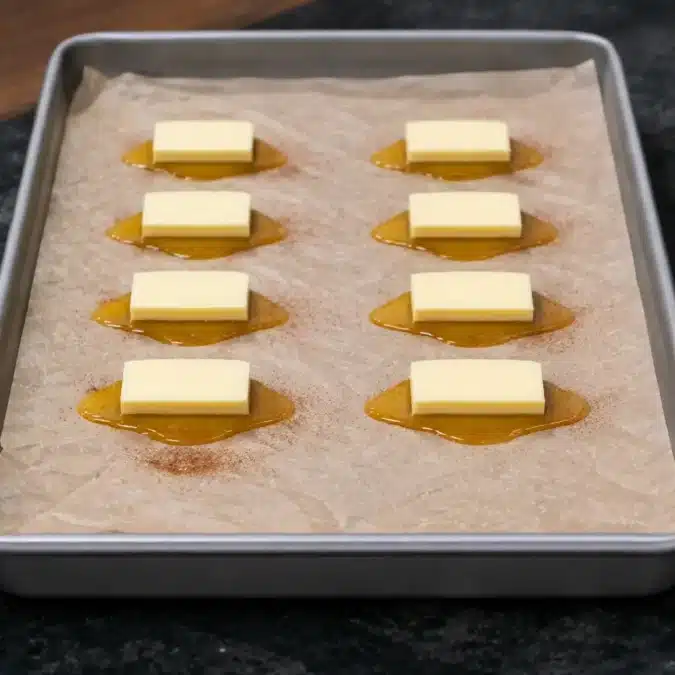 honey butter crescent square prep butter and honey base