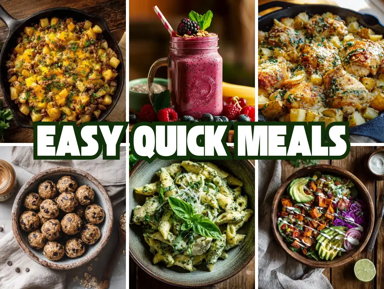 Quick Meals: 15 Easy & Powerful Ideas for Busy Days